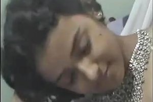A Beautiful Indian Woman Engaging In Oral Sex With Her Partner